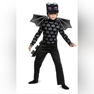 Minecraft Ender Dragon Costume - Black and Purple